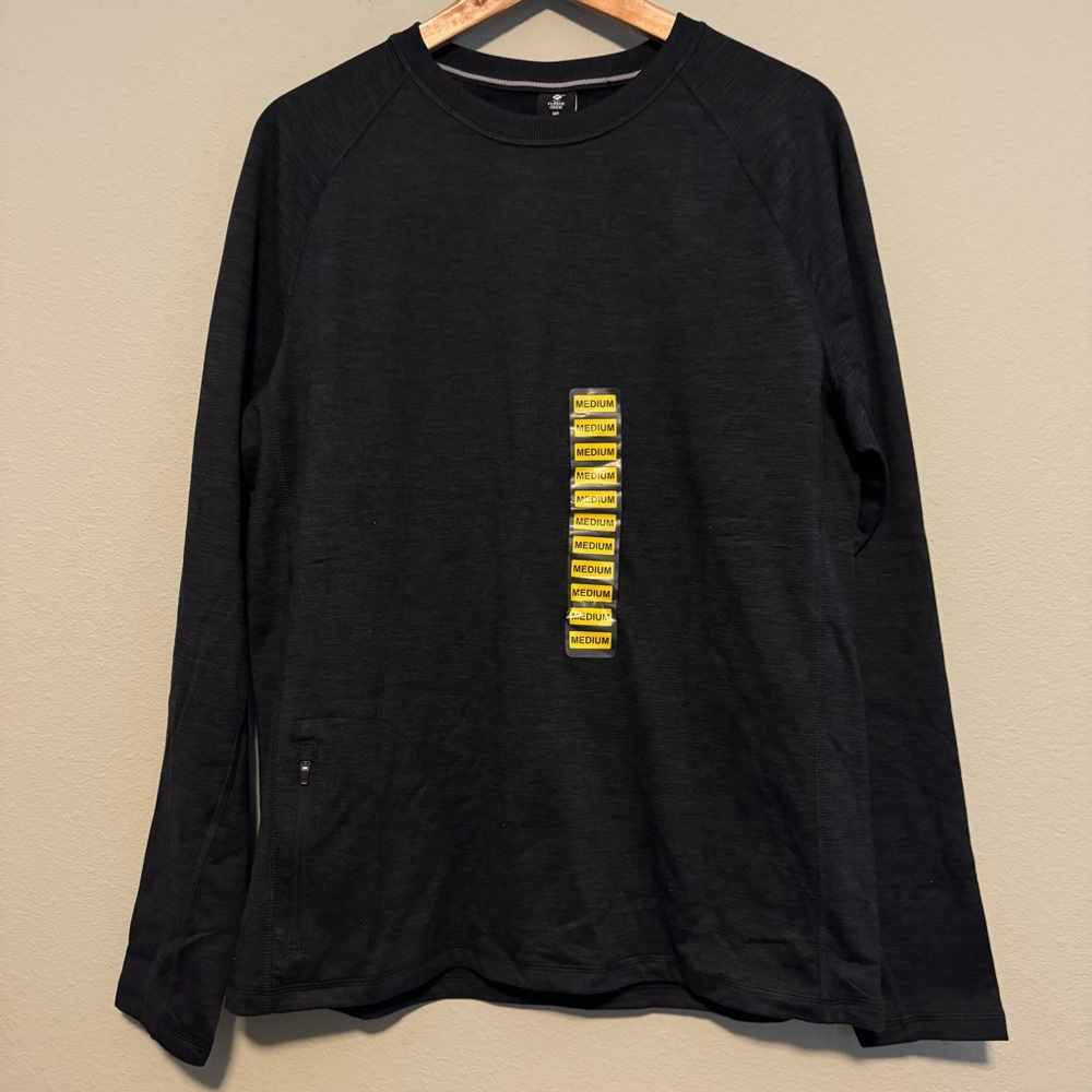 Member’s Mark Tech Fleece Crew Top - Size Medium